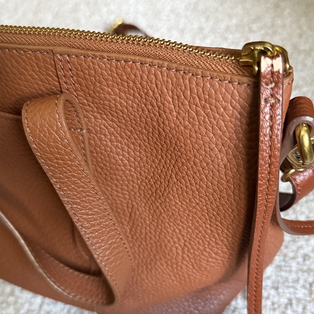 Fossil Brown Leather Bag - Picture 2 of 5